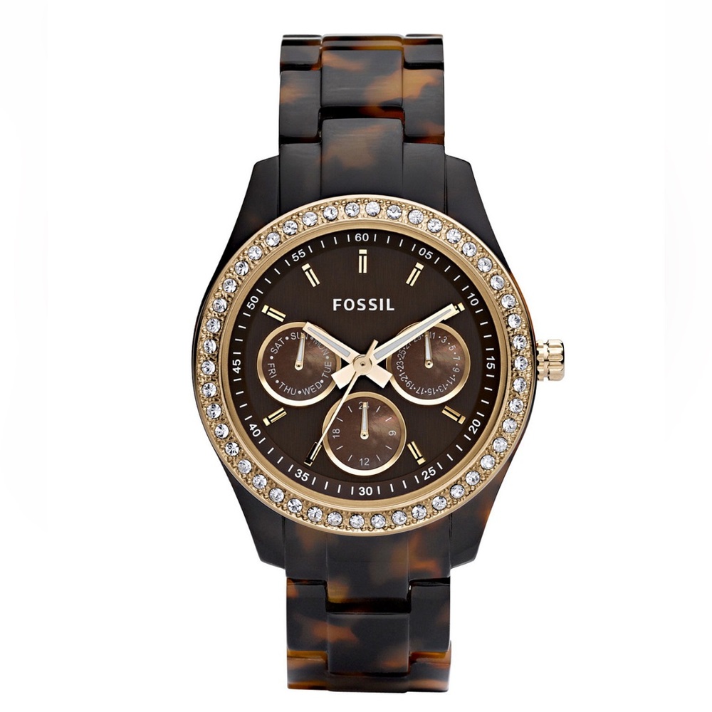 Women's Stella Tortoise Resin Bracelet Watch 37mm ES2795